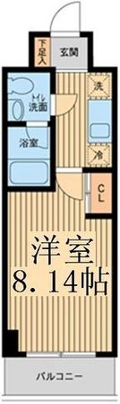 プロスペクト門前仲町の物件間取画像